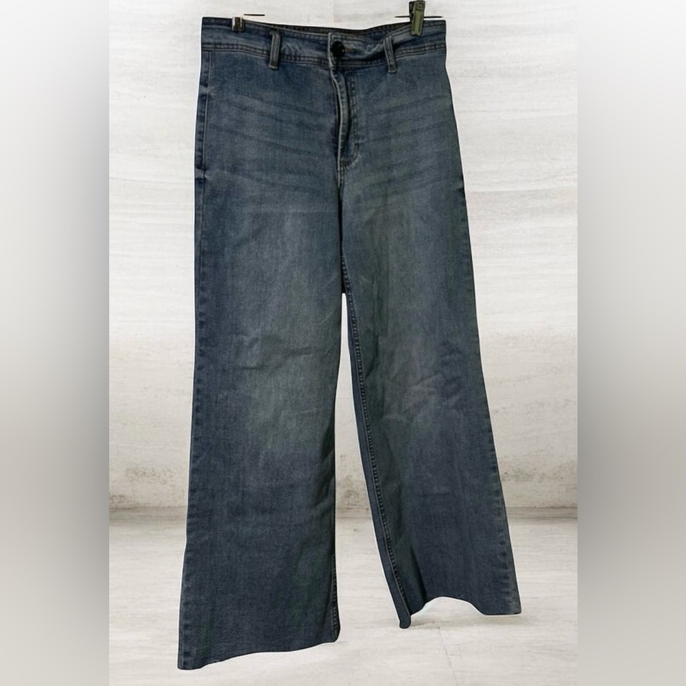 Oat New York Blue Wide-Leg Jeans size 6